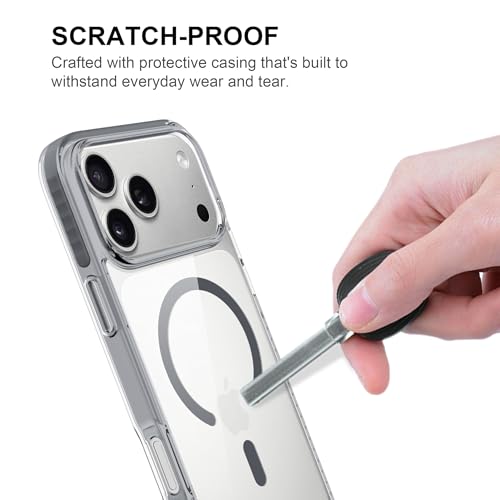 BELTRON Belt Case for iPhone 17 Pro Max, Slim Protective Transparent Case & Rotating Belt Clip Holster Combo (Compatible with MagSafe) by BELTRON - Used condition - Image 5