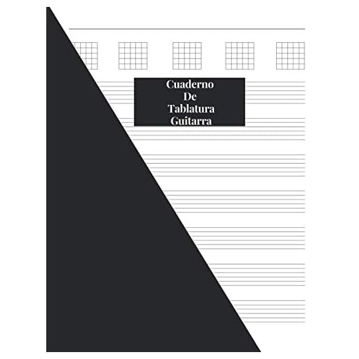 Cuaderno De Tablatura Guitarra: Guitarra Seis Cuerdas: (Spanish Edition) 200 Paginas Con Ancho De 8.5 x 11