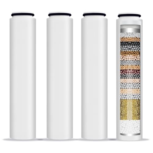 4 Pack Replacement Water Filter Compatible With Cobbe® Handheld Shower Head