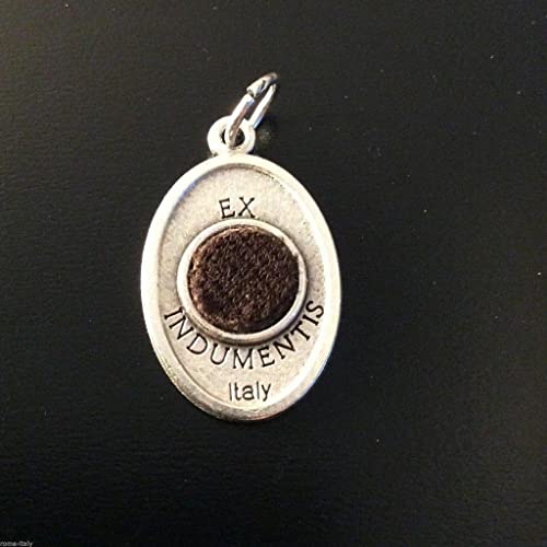 St. Padre Pio Ex-Indumentis Medal w/ 2nd Class Free Relic Blessed by Pope2