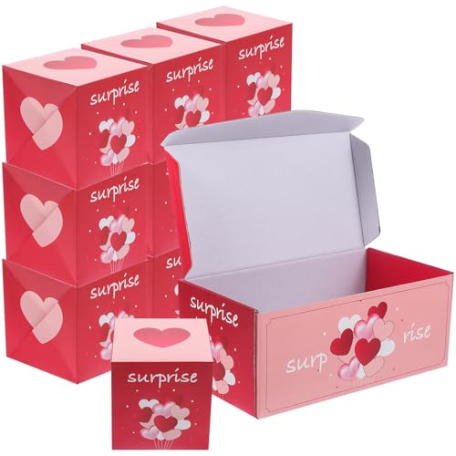 Homoyoyo Caja de Regalo Rebote San Valentín Diseño Resistente para Dulces Chocolates y Galletas para Fiestas Temáticas