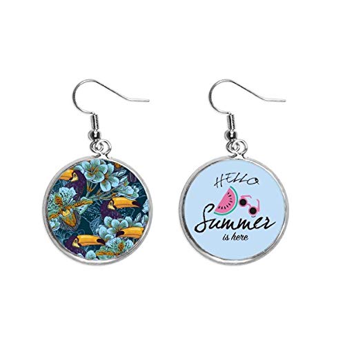 Pendientes de sandía para el lóbulo ideales para looks frescos de terrazas y verano