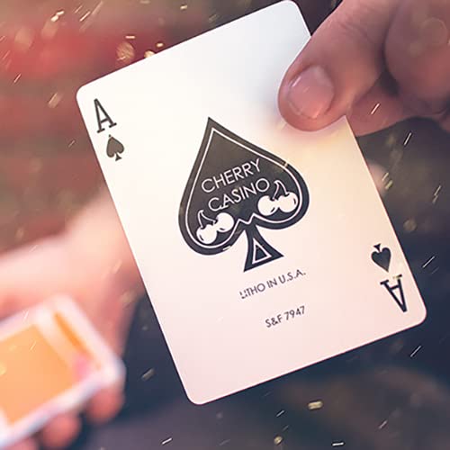 SOLOMAGIA Cherry Casino Summerlin Sunset (Orange) Playing Cards by Pure Imagination Projects, Orange,red,white - Image 3