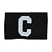 Precision Unisex-Youth Big C Captains Armband, Black-White, Junior