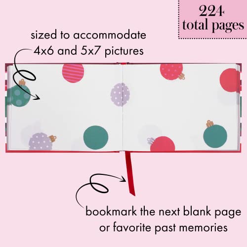 Kate Spade New York Holiday Memory Book, 224 Page Keepsake Journal, Family Photo Album Scrapbook, Christmas Stripe #TOP3