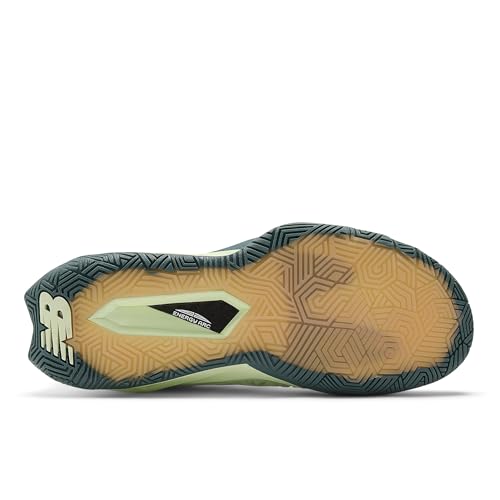 New Balance Women's Coco CG2 Tennis Shoe, Melon Water/New Spruce/Gum, 8.5 M