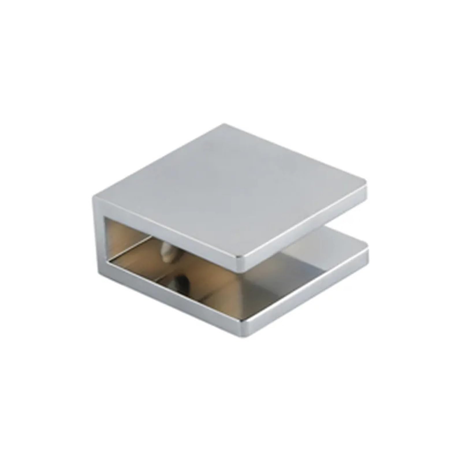 GC-03 Glass Clamp Bracket for Shower Room Bathroom Partition Glass Panels(Gold)