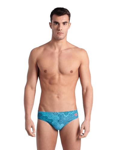 ARENA Performance Men's Camo Kikko Swim Brief Chlorine Resistant MaxLife Swimsuit Pool Training Competitive Bathing Suit