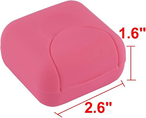 Vista 15 de uxcell Plástico Viaje Mini Jabonera Caja Titular Caja Contenedor Azul