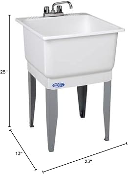 Mustee 14CP 14CP Utilatub Combo Laundry/Utility Tub