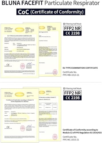 BLUNA FACE FIT Premium KF94 Mask, Size: Small  |  Color: White