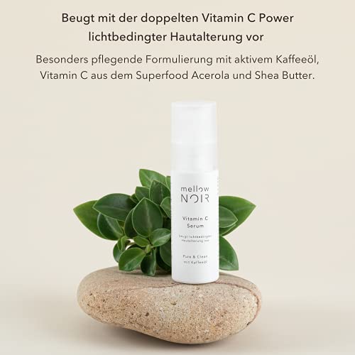 mellow NOIR Vitamin C Serum | beugt lichtbedingter Hautalterung vor | vegan, klimaneutral & clean | Anti Aging… - Image 3
