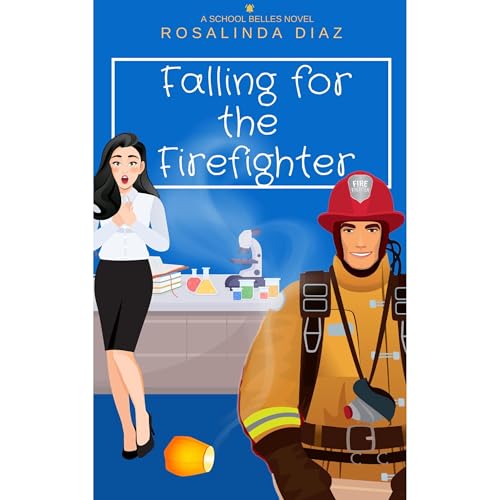Falling for the Firefighter Audiolibro Por RosaLinda Diaz arte de portada