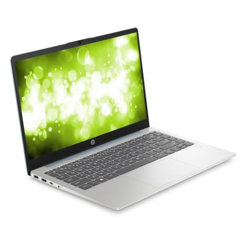 Image of HP Portable 14' HD Micro-Edge IPS Laptop, AMD Processor Up to 3.5GHz, 4GB DDR5, 128GB SSD, HDMI, Webcam, Ultra-Fast WiFi, Windows 11 OS, Dale Blue