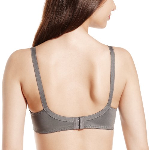 Image of Triumph Claudette Classics Women Bra Non Wired, Non Padded Cups with lace Full Coverage, Cut & Sew Soft and Breathable Fabric All-Day Comfort Pack of 1