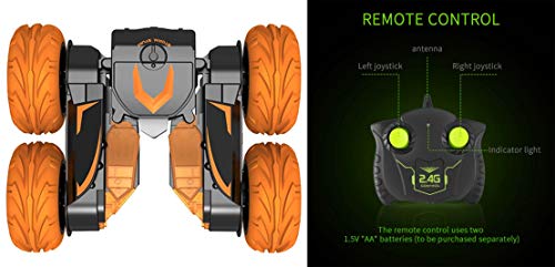 Image of Magicwand R /C Rechargeable 360 Rolling,Opening & Flipping Stunt with Bright Led Lights (Color May Vary)