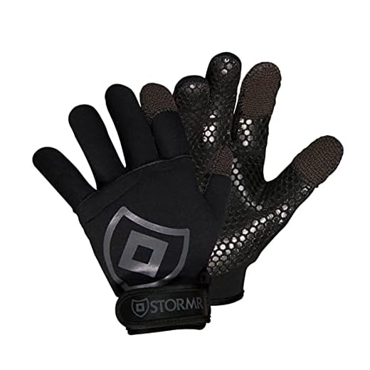 Stormr Strykr Kevlar 2mm Neoprene Mens and Womens Glove - Fully Lined Micro-Fleece Gloves with Adjustable Wrist Closures - Ideal for Ice Fishing, Winter Conditions, and Foul Weather, L