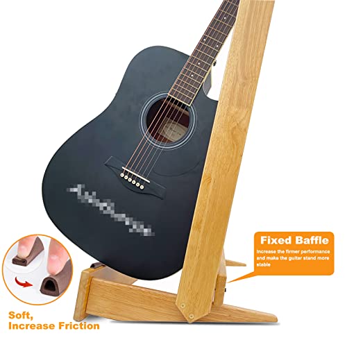 Vnaker Hardwood Guitar & Bass Stands For Multiple Instrument Guitars & Basses Store Rack #TOP2