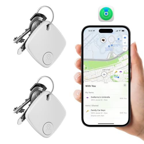 Image of Android Compatible Smart Tracker Tag- Tracker Tags for Android Phones, Supports Google Find My Device, 2026 New Model (2, White)