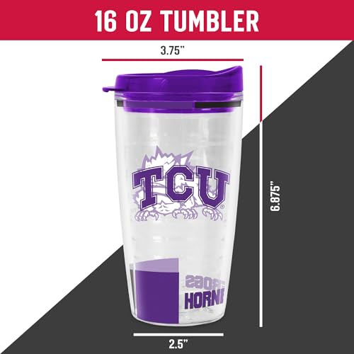 Image of Rico Industries NCAA Double Wall Tritan Tumbler 16oz or 22oz