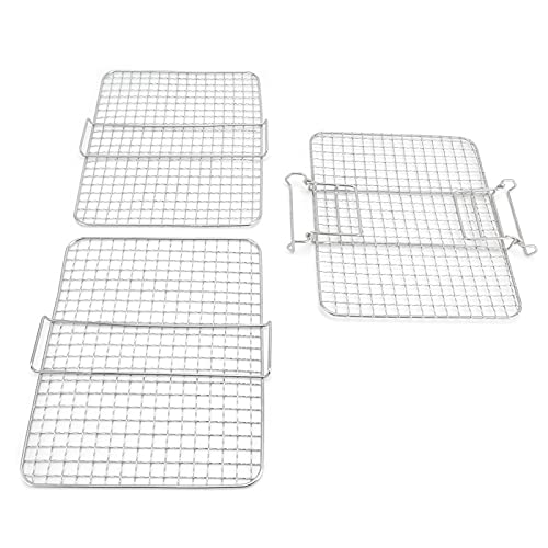 Grille de refroidissement 3 niveaux inox pour friteuse air et cuisson four - 7