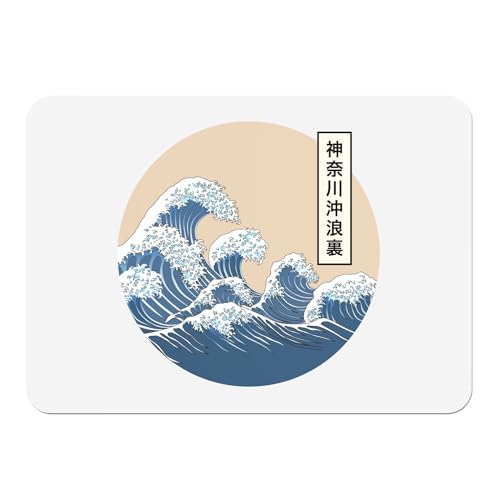 Sets de table Hokusai en liège pour stopper les taches et rayures sur vos tables de repas