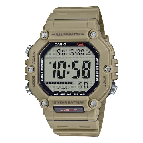 Casio AE-1600H Series | Black | 10-Year Battery | LED Illuminator | Digital Watch