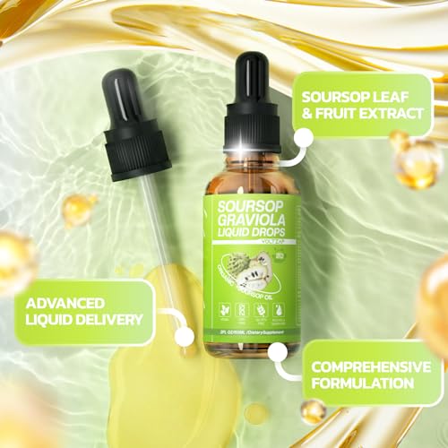 VOLTZAP Soursop Graviola Liquid Drop: Soursop Bitters Liquid for Cell Support Regeneration - Sugar Gluten Free for Most Lifestyles (2 Fl Oz 60ml) - Thumbnail 4