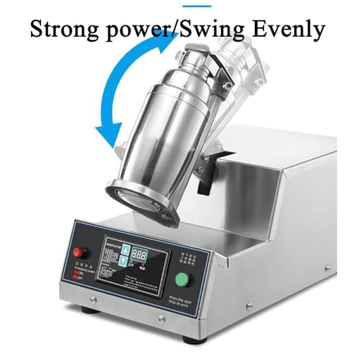 Máquina automática de cóctel con panel de control inteligente, temporizador de 0 a 120 segundos, ideal para café, jugo, batidos, fácil operación y uso versátil
