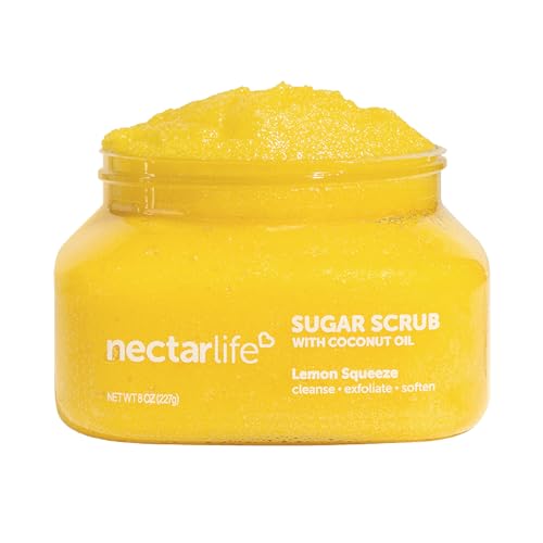 Nectar Bath Treats Sugar Scrub, Lemon Body Scrub cover