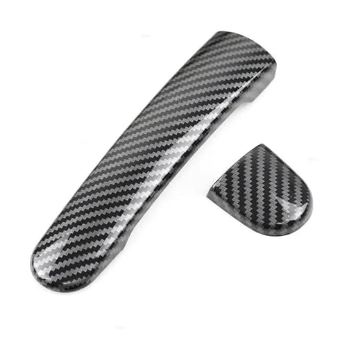 Cubierta de manija exterior de fibra de carbono para Audi TT MK1 A2 2000-2005 3
