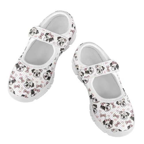 Girls Mary Jane Shoes Breathable Comfort Casual Sneaker School Wedding Party Shoes Ballet Flat - Main Image