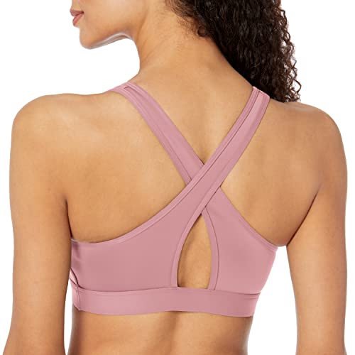 Brassière adidas Powerreact training medium support mauve L AC pour femme - 2