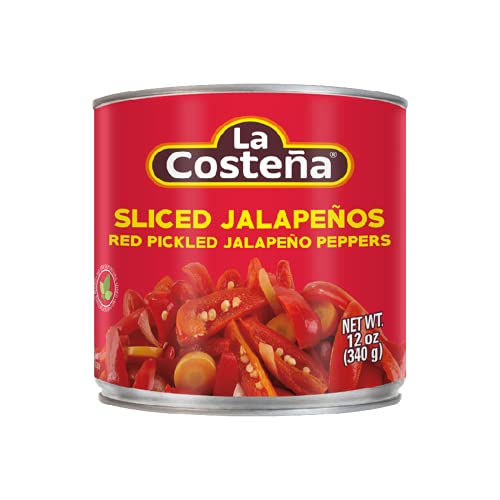 La Costena Sliced Red Jalapeno, 12 Ounce (Pack of 12)
