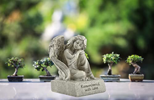 Bonzapicks Sympathy Angel Gift: A Memorial Angel Statue Featuring Sleeping Garden Fairy Figurine For Outdoor Grave Decor - 3.74 Inches In Height. #TOP5