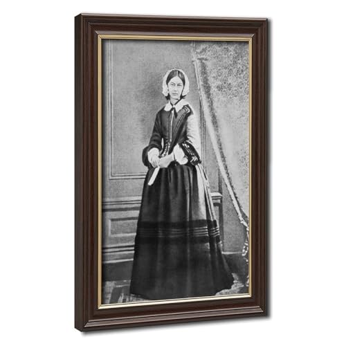Portrait Florence Nightingale décoration murale grand cadre 61x91.4 cm pour bureau