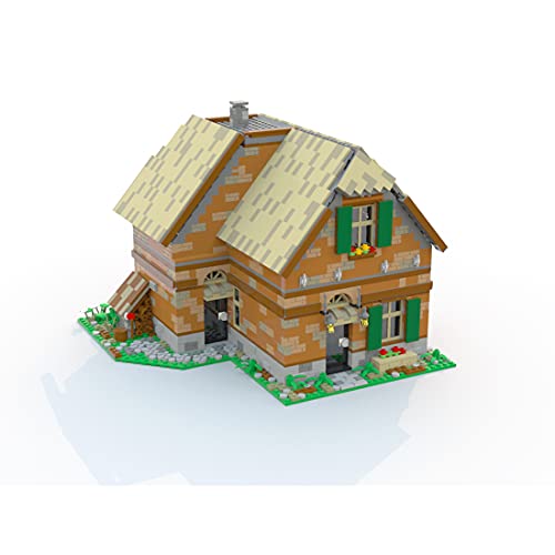 ITOP Modulares Haus Bausteine Satz, 3123+ Teile Modular Bauernhaus Building Blocks Model Kit Compatible with Lego… – Bild 5