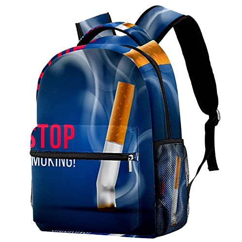 Sac à dos de voyage pour campus avec porte-bouteille pratique pour filles et garçons