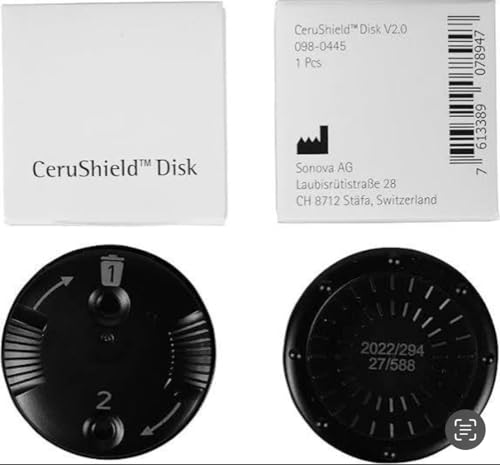 Cerushield Disk, Wax Guards Filters Replacements, Accessories Compatible with Phonak Hearing Aid Audeo Marvel, Paradise, Lumity Hearing Aid only Using SDS 4.0 Receiver (1 Pack / 8 Filters) - Thumbnail 6