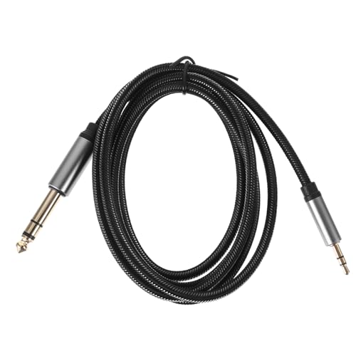 Cable de audio Homoyoyo 5mm a 6.35mm 1.5m negro miniatura 1