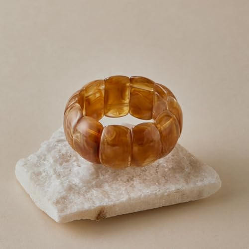 Acrylic Chunky Bangles Bracelets for Women Resin Stretch Stackable Bracelet Wide Cuff Irregular Bangle Perfect Jewelry Gift for Her3