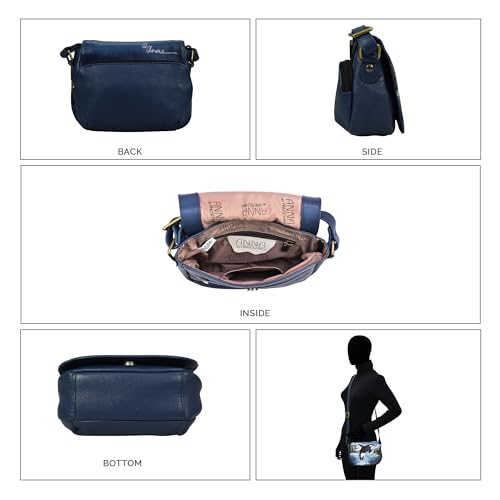 Anna by Anuschka womens Crossbody Saddle Bag3