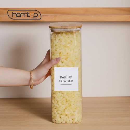 30% Off Glass Food Storage Jars with Bamboo Lids - 3 Pack - Image 6