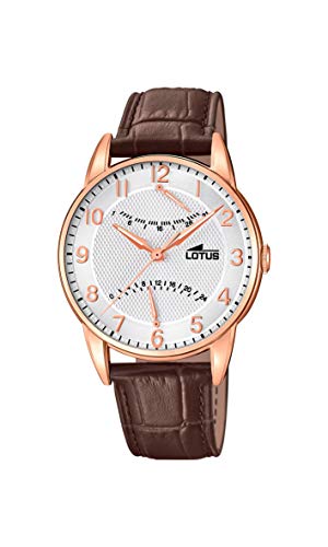 Montre-bracelet pour hommes Lotus Klassik 18430/5 montre analogique étanche en acier argenté