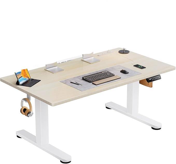 Amazon | 電動 昇降式デスク ロータイプ 幅120cm コンセント&USBポート