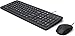 HP 150 kabelgebundene Maus-Tastaturkombination, USB-A Anschlüsse, 12 Fn Tasten, 1.600 DPI, funktioniert mit Windows & Mac, leise, QWERTZ Layout, schwarz As You günstig Kaufen-HP 150 kabelgebundene Maus-Tastaturkombination, USB-A Anschlüsse, 12 Fn Tasten, 1.600 DPI, funktioniert mit Windows & Mac, leise, QWERTZ Layout, schwarz