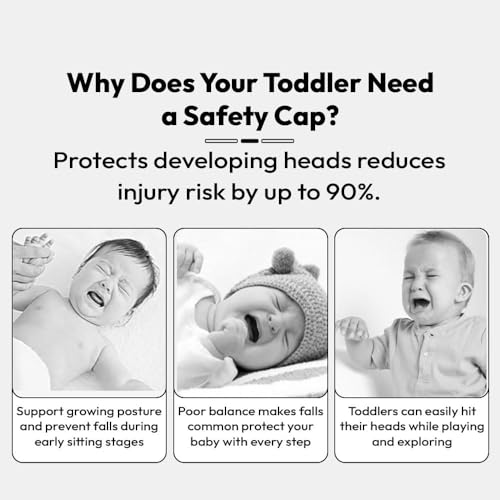 Image of StarAndDaisy Baby Head Protection Helmet for Kids kick Scooter, Baby /Kid - Head Protection for Care, While Riding Kids Scooter Soft Cushion Headguard - Infants,Toddler Helmets - Assorted Colour