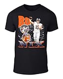 DTGVirgil Black Denver Bo Nix Bootleg Style Throwback Style T-Shirt Men's Adult Large