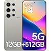 D24 ultar Unlocked Phones,5G Android 14 Smartphones,12GB+512GB Unlocked Android Phones, Snapdragon888, 5000mAh Battery, 48+108MP Camera, 6.8 HD Screen, Dual SIM+Memory Expansion