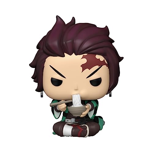 Funko POP! Animation: Demon Slayer, Tanjiro With Noodles, Collectable Vinyl Figure, Gift Idea, Official Merchandise - Image 2